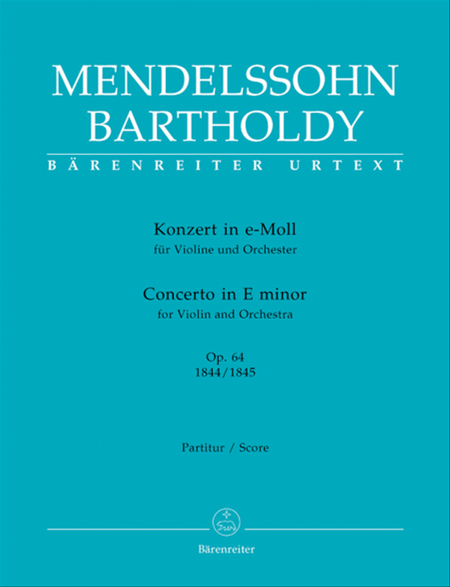 Concerto for Violin and Orchestra e minor, Op. 64 Orchestra scores gallery preview page 1