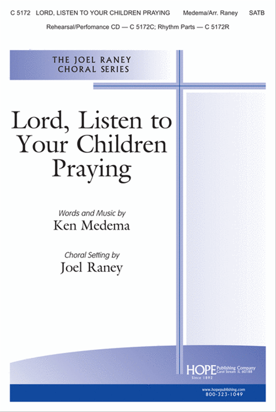 Lord, Listen to Your Children Praying 4-Part scores gallery preview page 1
