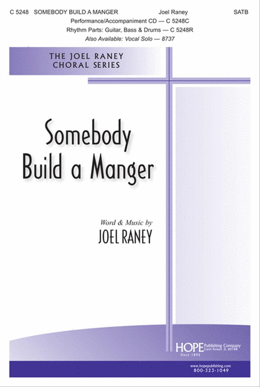 Somebody Build a Manger Somebody Build a Manger 4-Part scores gallery preview page 1