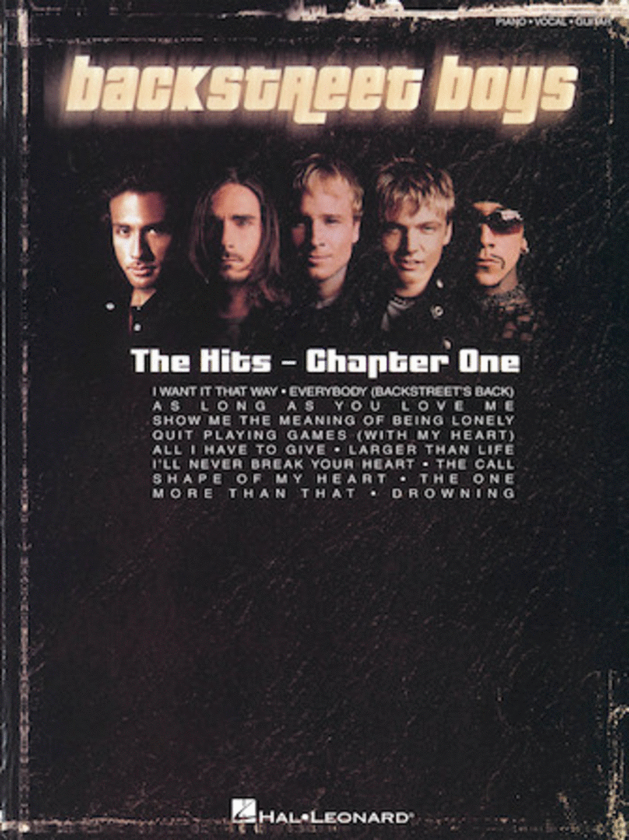 Backstreet Boys – The Hits: Chapter One Piano, Vocal, Guitar scores gallery preview page 1