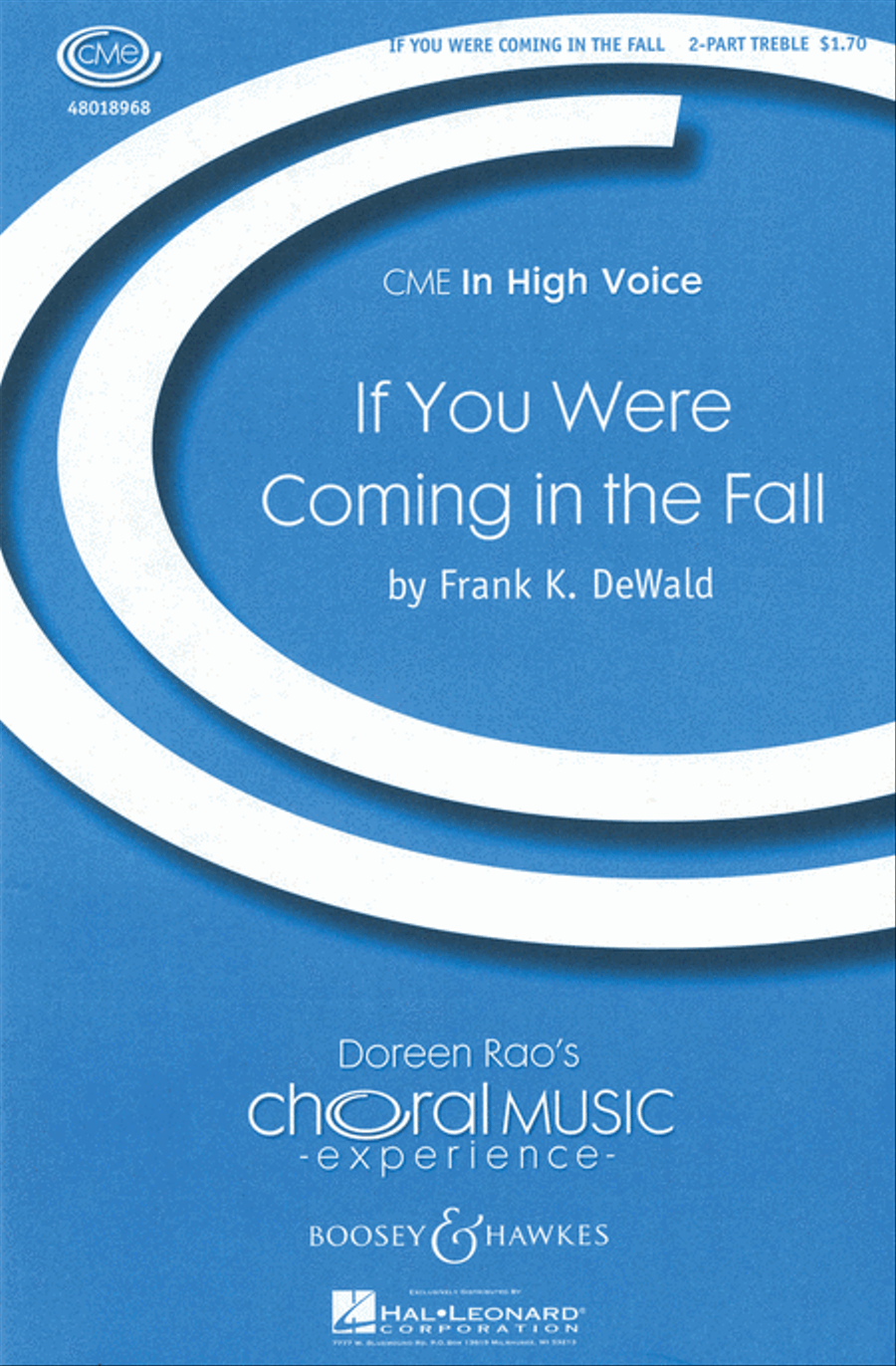 If You Were Coming in the Fall 2-Part scores gallery preview page 1