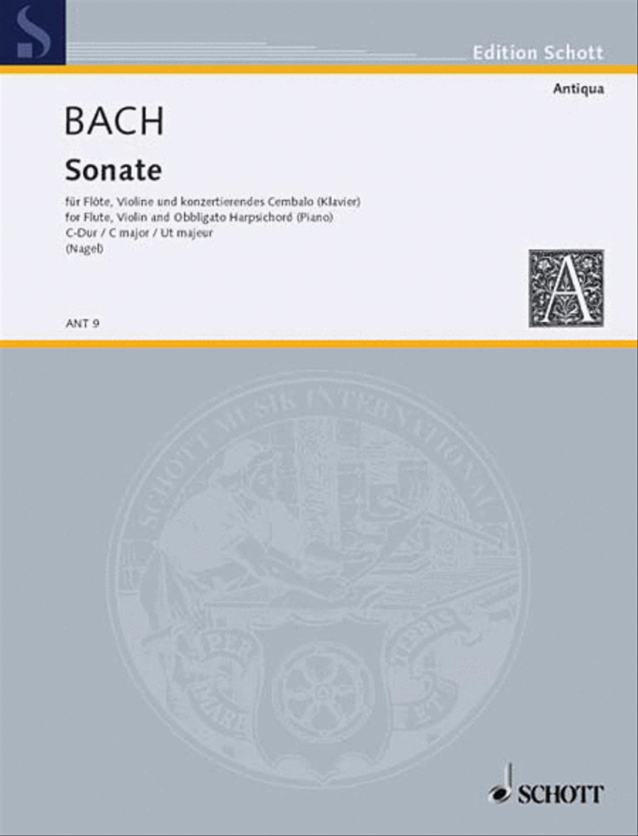 Sonata No. 1 C Major Flute scores gallery preview page 1