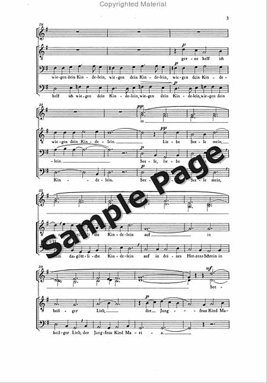 Joseph, lieber Joseph mein 3-Part scores gallery preview page 4