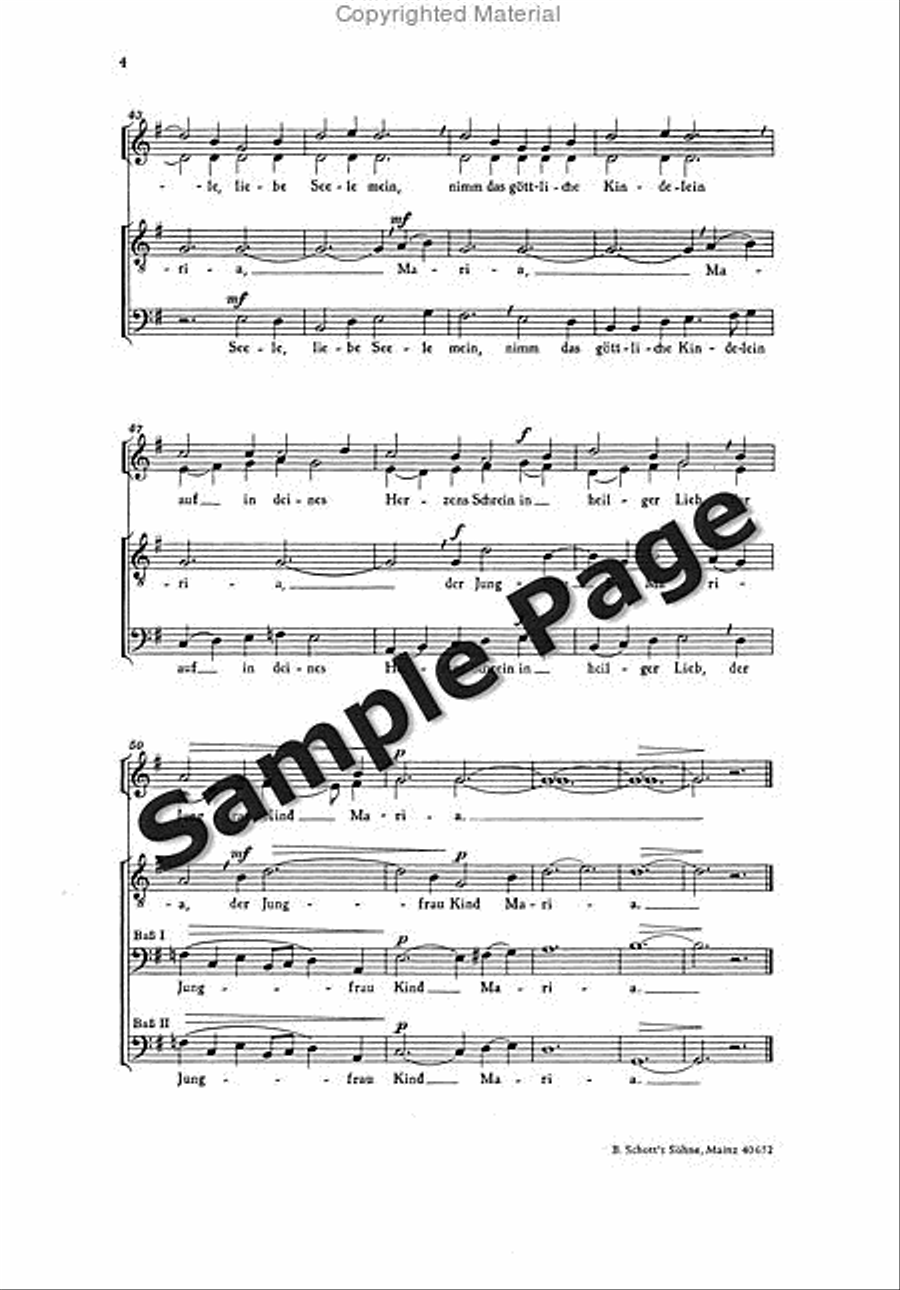 Joseph, lieber Joseph mein 3-Part scores gallery preview page 5