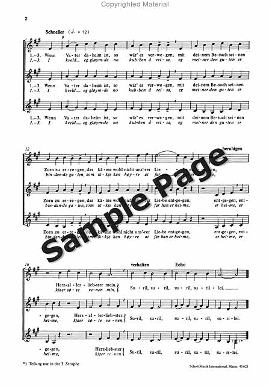 Mädchenlied Mädchenlied SSAA scores gallery preview page 3