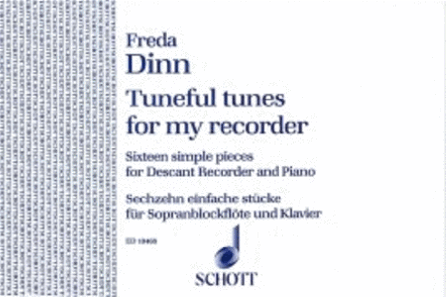 Tuneful Tunes for My Recorder Soprano Recorder scores gallery preview page 1