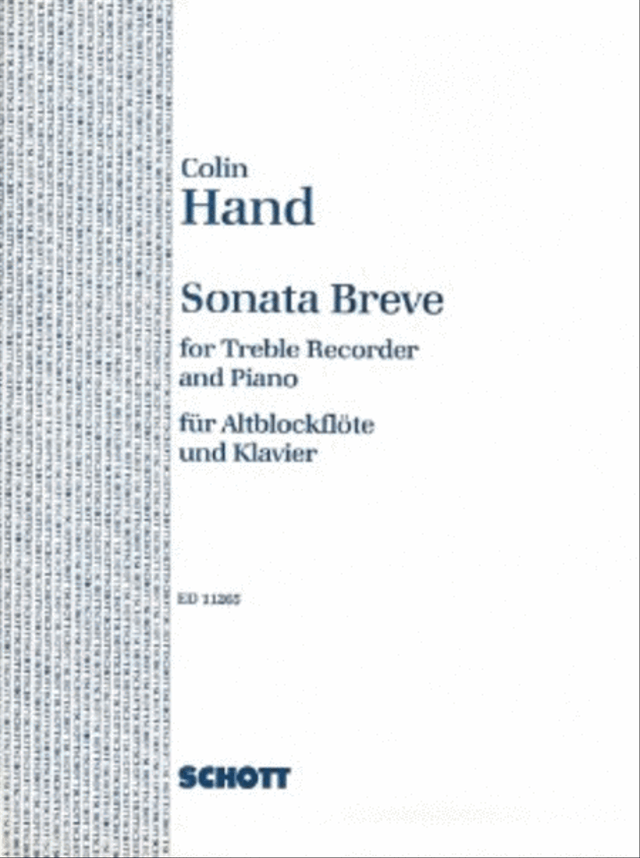 Sonata Breve Alto Recorder scores gallery preview page 1