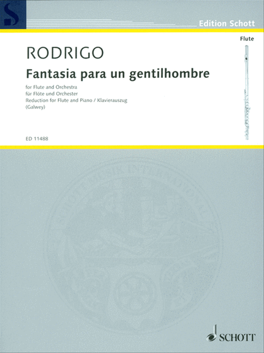 Fantasia para un Gentilhombre (1954) Flute Solo scores gallery preview page 1