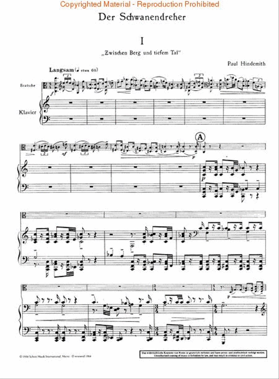Der Schwanendreher (1935-1936) Piano Accompaniment scores gallery preview page 2