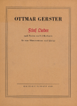 Lieder Baritone/piano