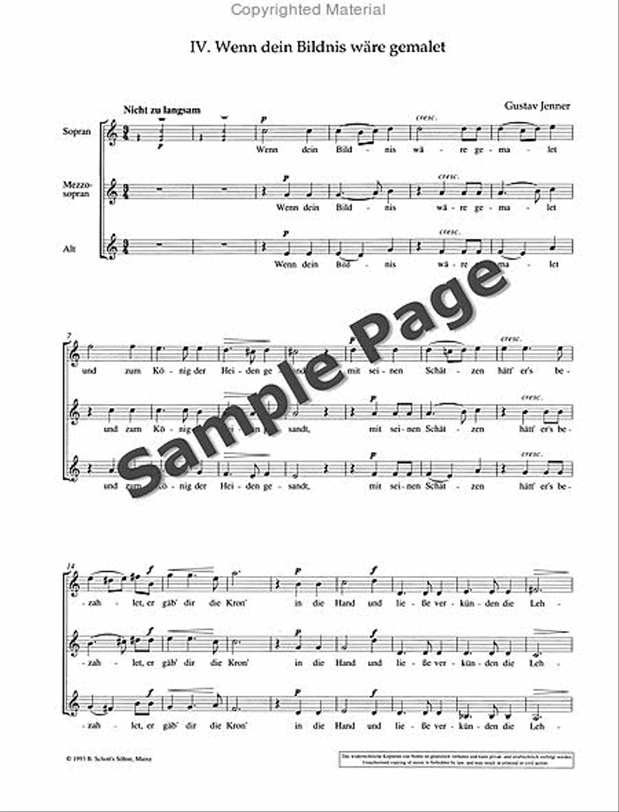 12 Songs - Volume 2, No. 4-6 SSA scores gallery preview page 3