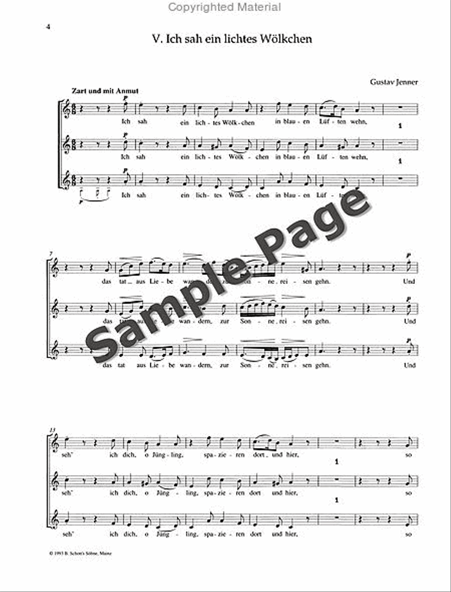 12 Songs - Volume 2, No. 4-6 SSA scores gallery preview page 5