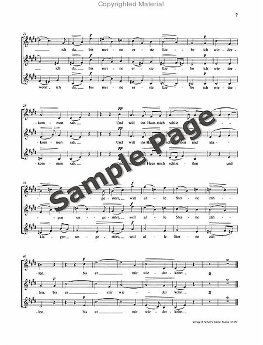 12 Songs - Volume 2, No. 4-6 SSA scores gallery preview page 8