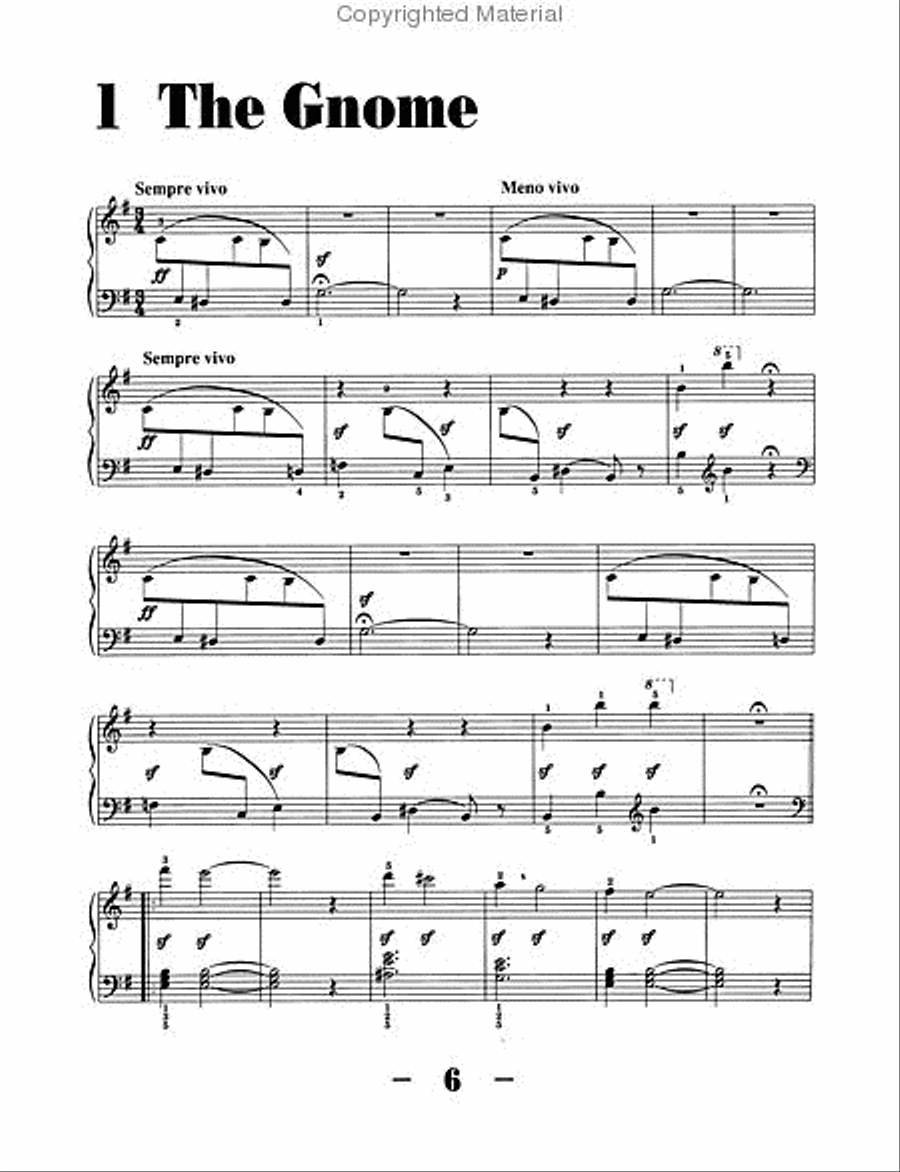 Pictures at an Exhibition Piano Solo scores gallery preview page 3