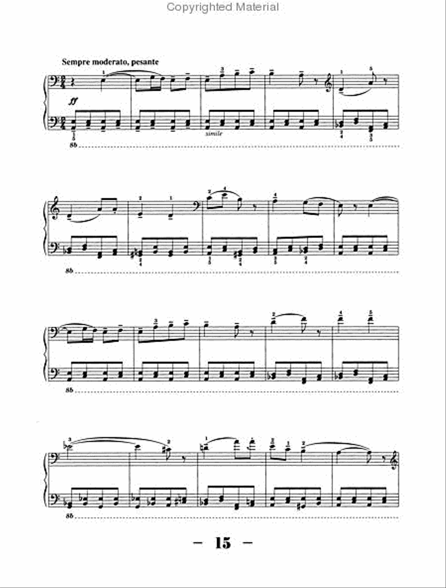 Pictures at an Exhibition Piano Solo scores gallery preview page 4