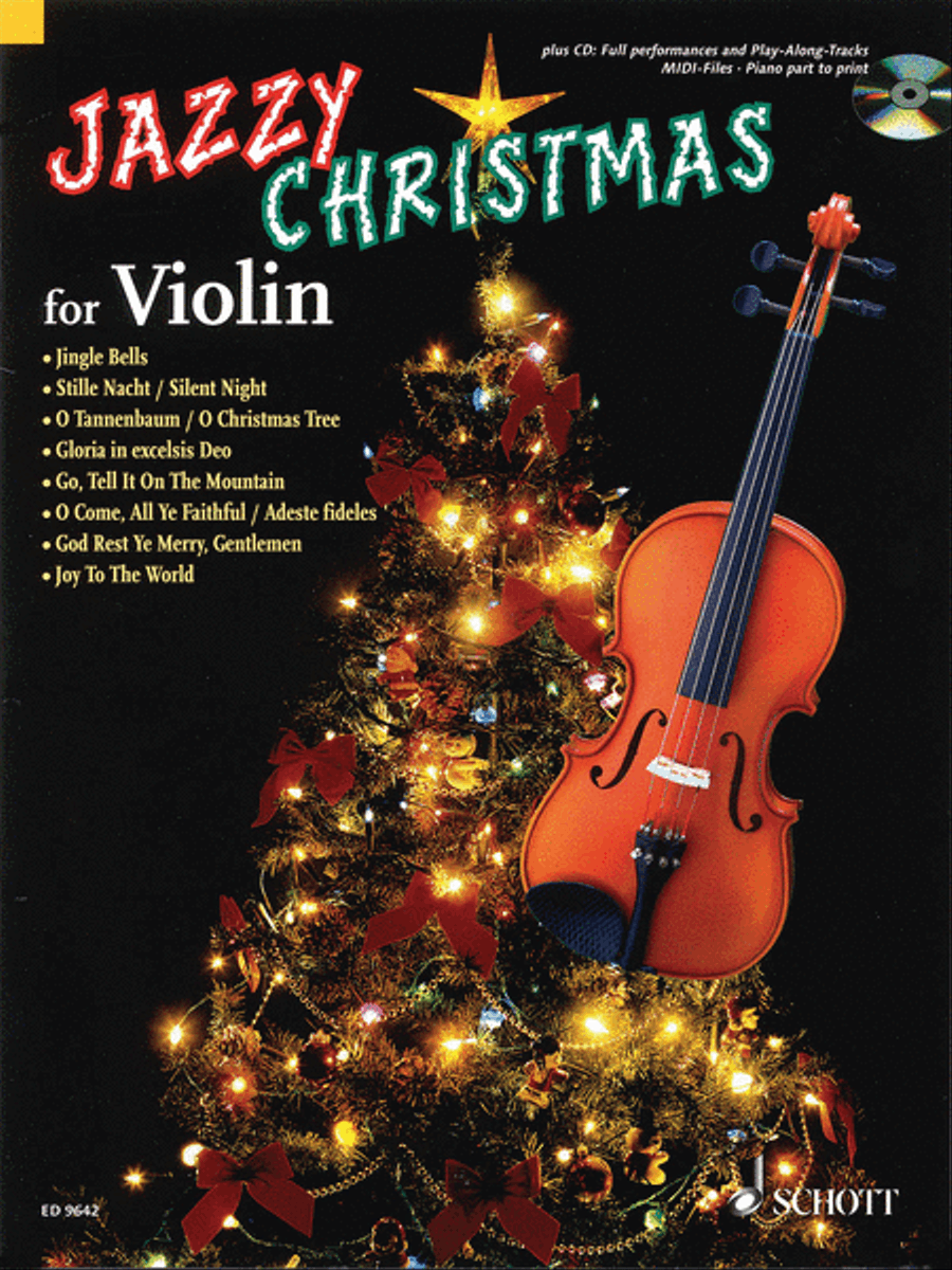 Jazzy Christmas Violin Solo scores gallery preview page 1