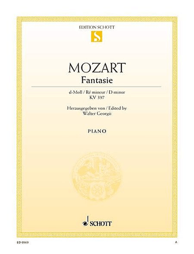 Fantasy in D Minor, KV 397