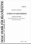 Christ is arisen (Christ ist erstanden)