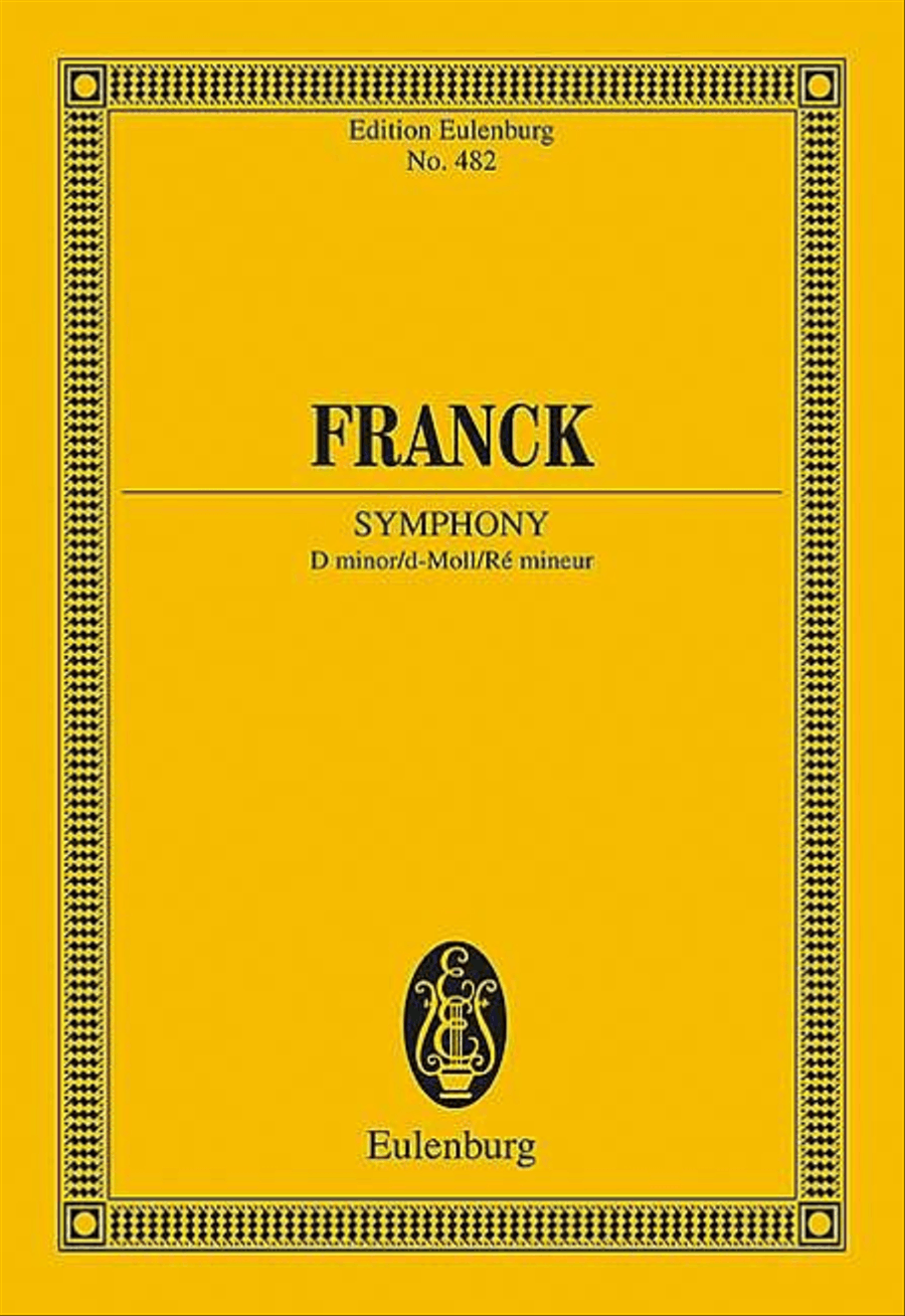Symphony in D Minor Orchestra scores gallery preview page 1