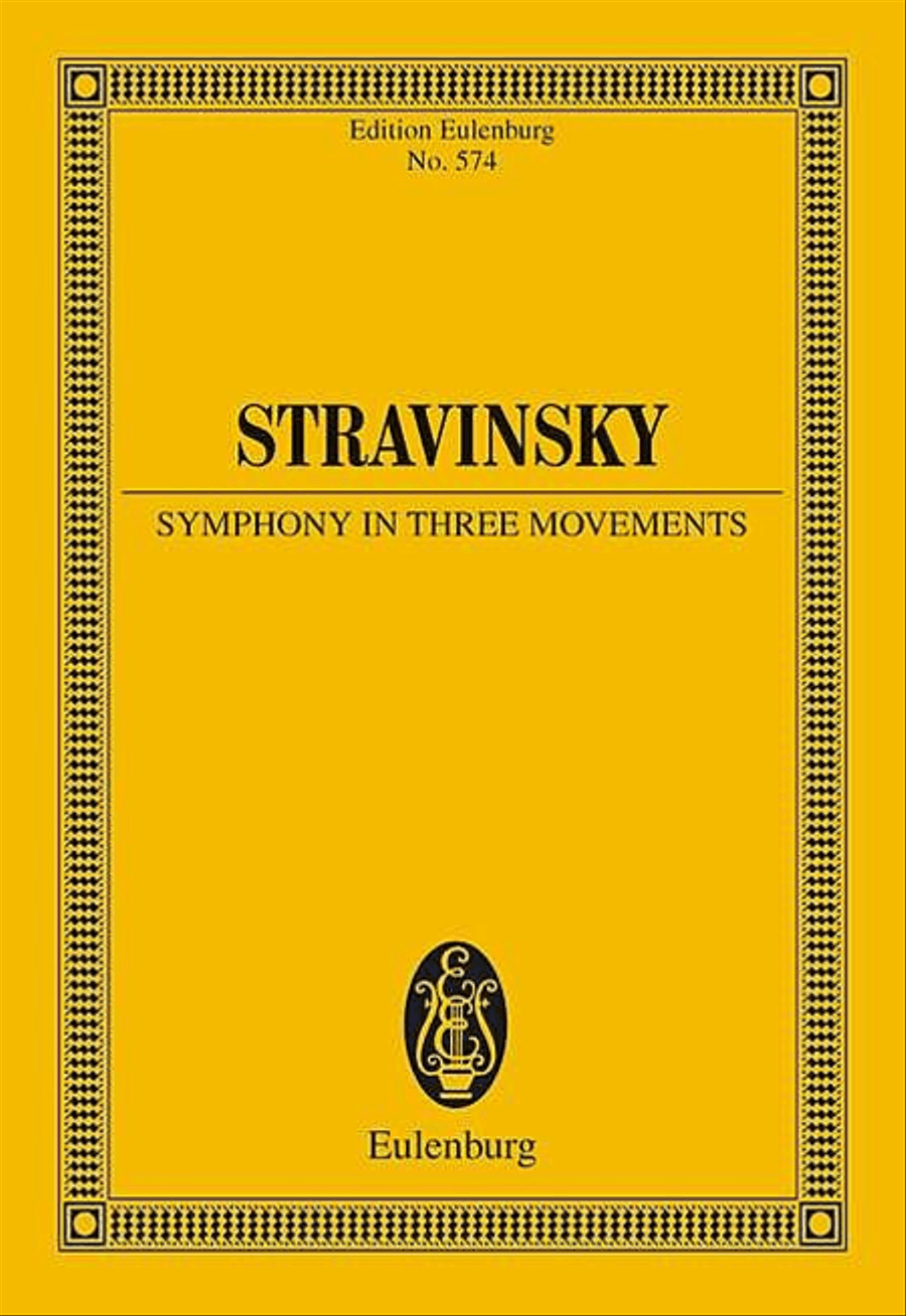 Symphony in Three Movements Orchestra scores gallery preview page 1