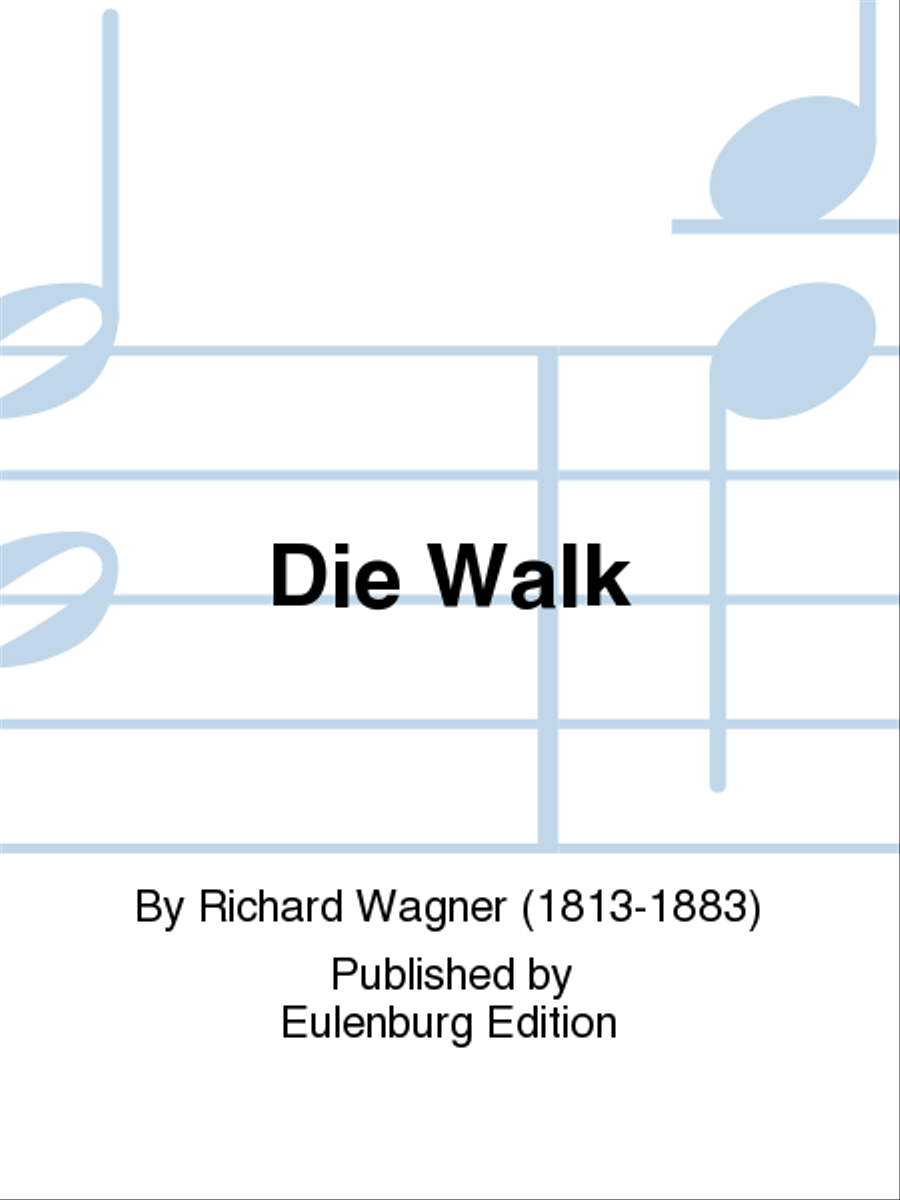 Die Walkure WWV 86 B Choir scores gallery preview page 1