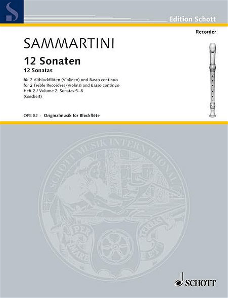 12 Sonatas, Volume 2 12 Sonatas, Volume 2 Woodwind Duet scores gallery preview page 1