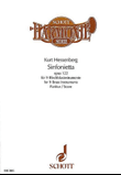 Sinfonietta, Op. 122
