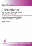 Henze Hirtenlieder 6voices Sc