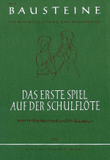 Erste Spiel Auf Der Schulflote