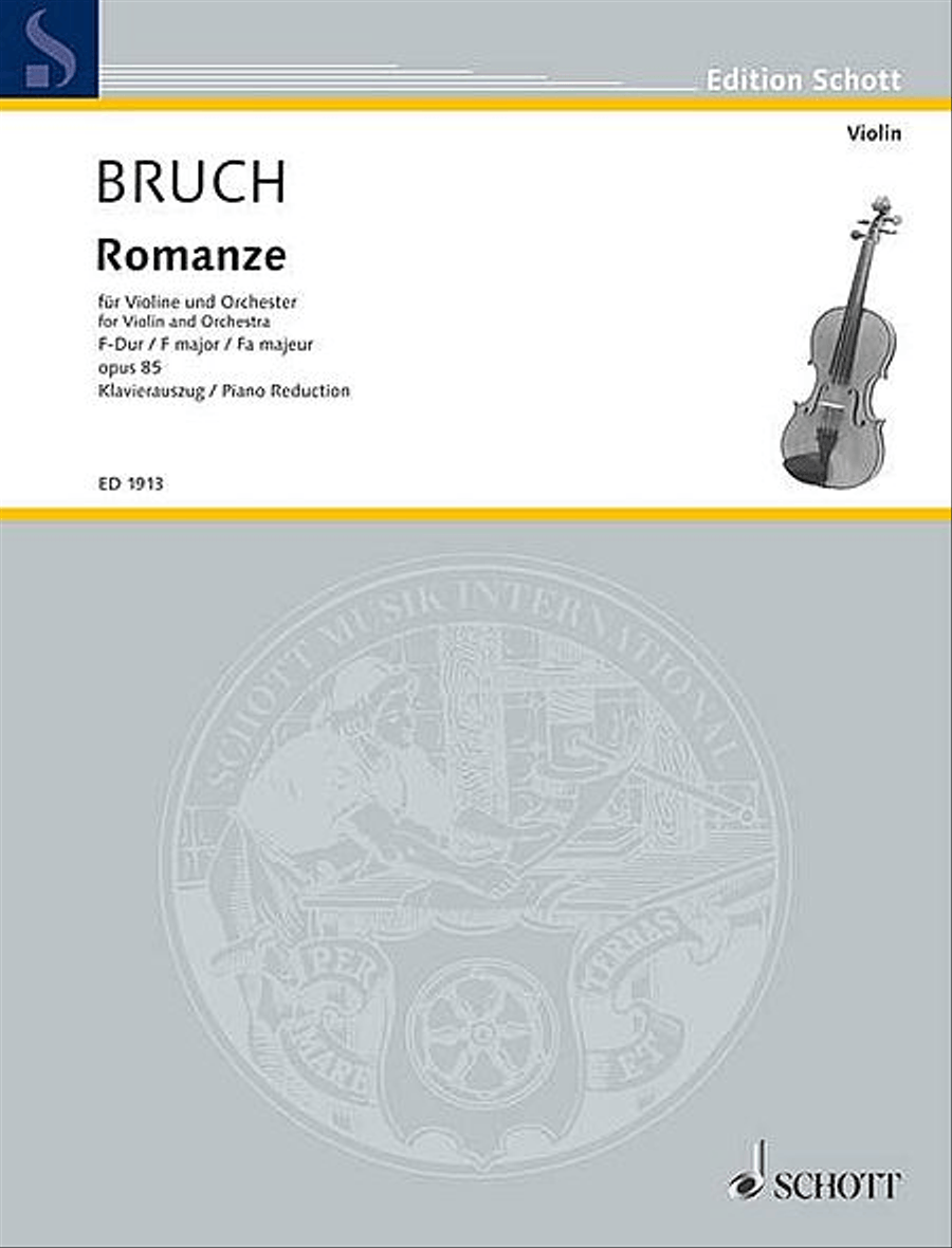 Romanze in F Major Op. 85 Violin Solo scores gallery preview page 1