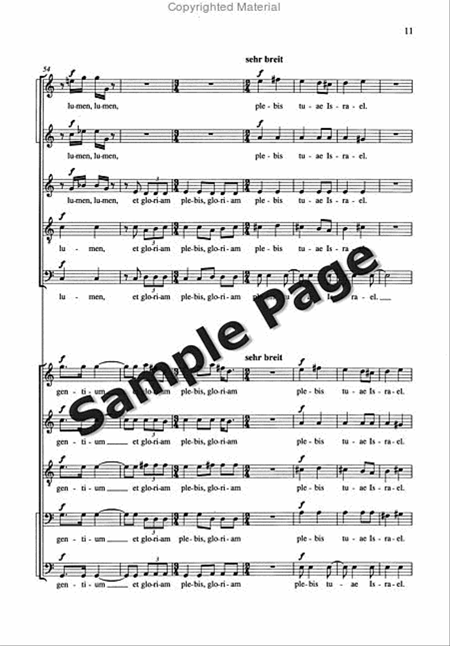 Nunc Dimittis 2 Mixed Choruses SSATB scores gallery preview page 12
