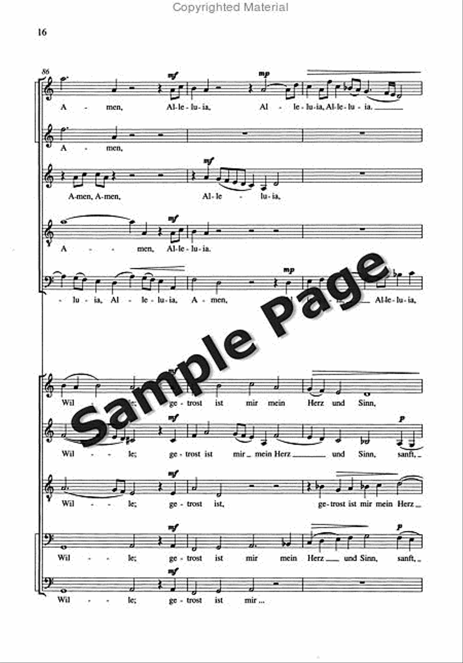 Nunc Dimittis 2 Mixed Choruses SSATB scores gallery preview page 17