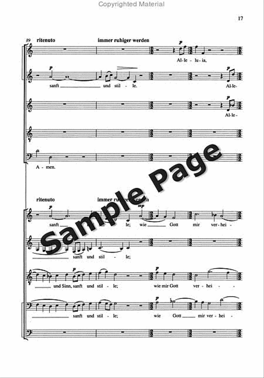 Nunc Dimittis 2 Mixed Choruses SSATB scores gallery preview page 18