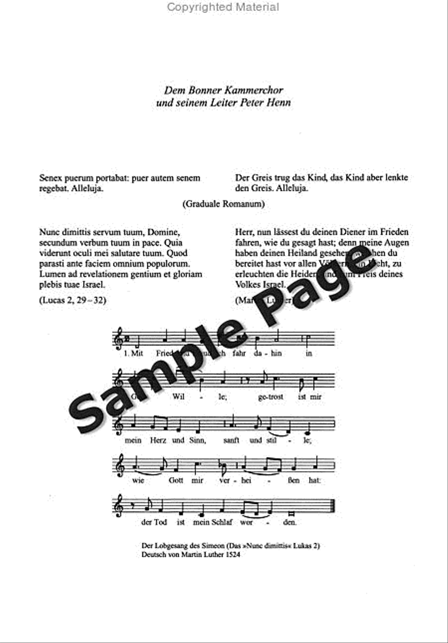 Nunc Dimittis 2 Mixed Choruses SSATB scores gallery preview page 3