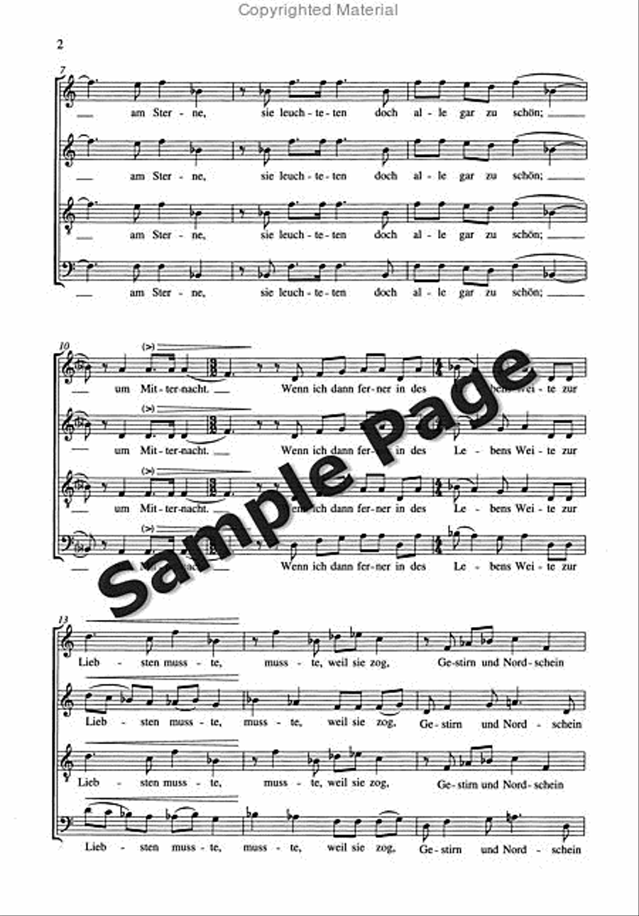 I Walked at Midnight I Walked at Midnight 4-Part scores gallery preview page 3