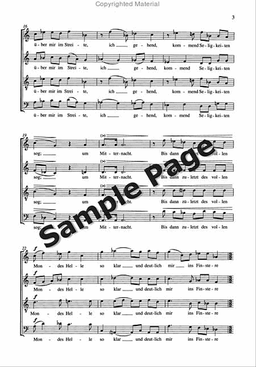 I Walked at Midnight I Walked at Midnight 4-Part scores gallery preview page 4