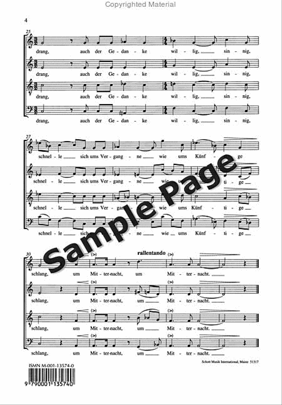 I Walked at Midnight I Walked at Midnight 4-Part scores gallery preview page 5