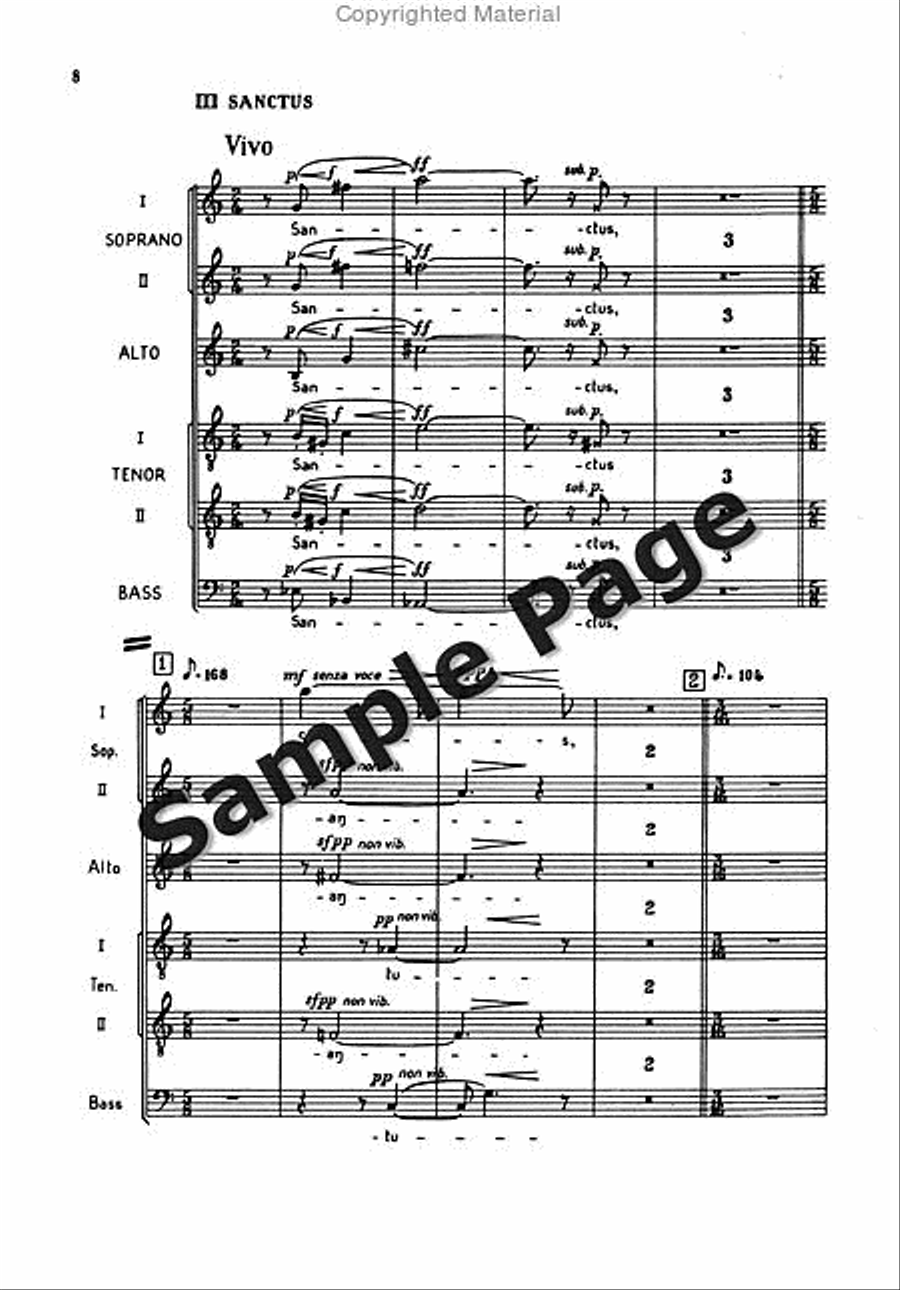 Missa Brevis Op. 4a Missa Brevis Op. 4a SSATB scores gallery preview page 11