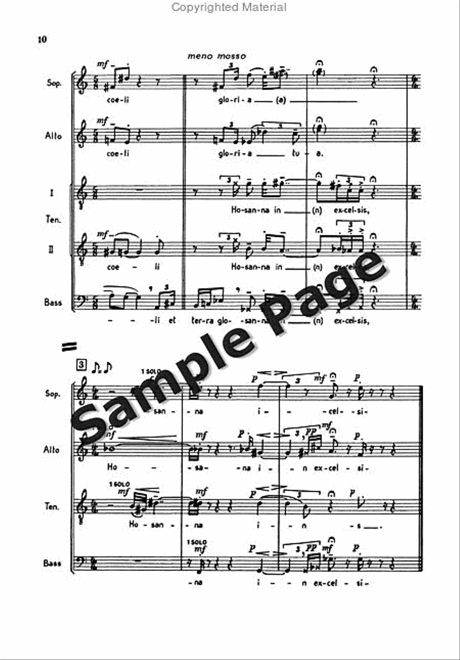 Missa Brevis Op. 4a Missa Brevis Op. 4a SSATB scores gallery preview page 13