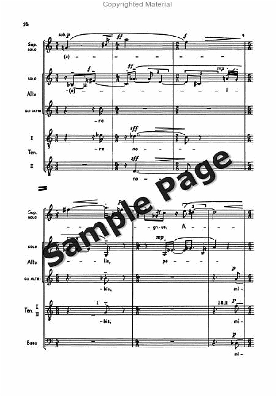 Missa Brevis Op. 4a Missa Brevis Op. 4a SSATB scores gallery preview page 17