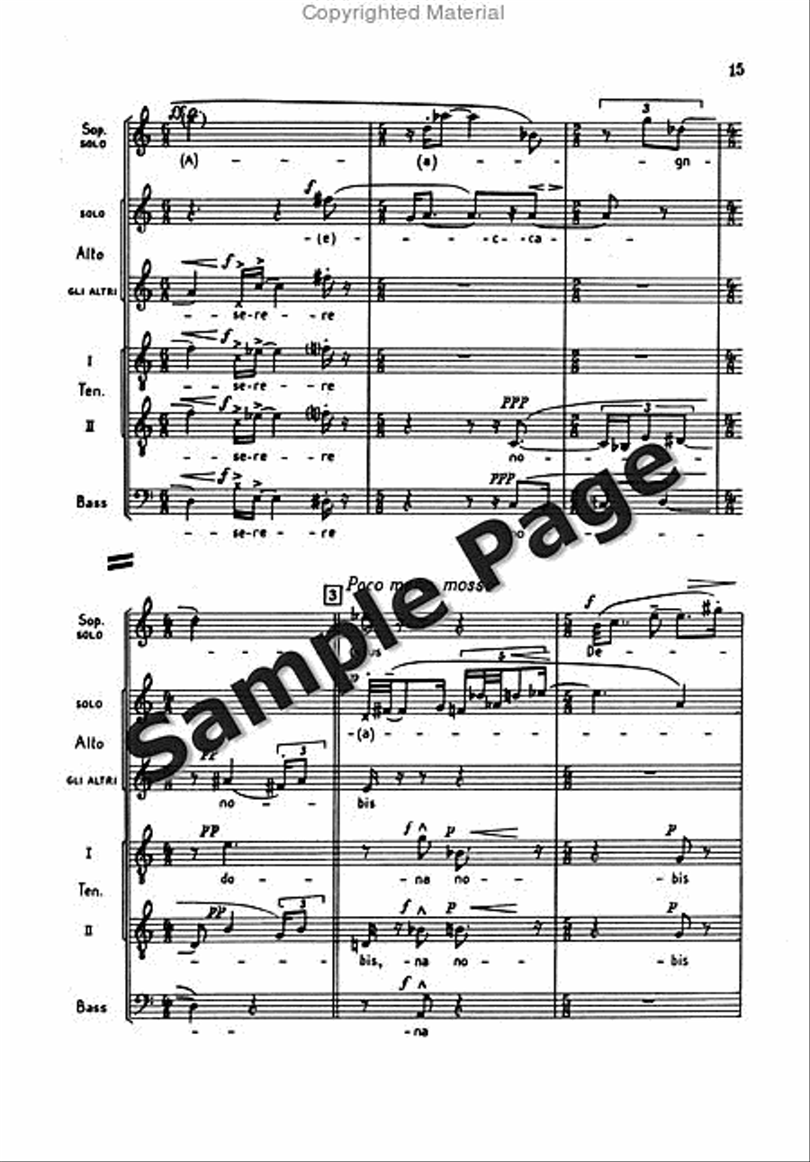 Missa Brevis Op. 4a Missa Brevis Op. 4a SSATB scores gallery preview page 18