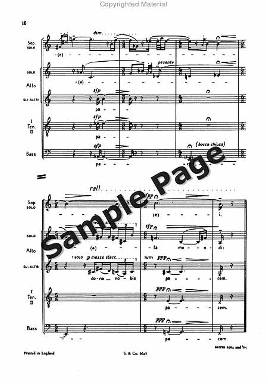 Missa Brevis Op. 4a Missa Brevis Op. 4a SSATB scores gallery preview page 19