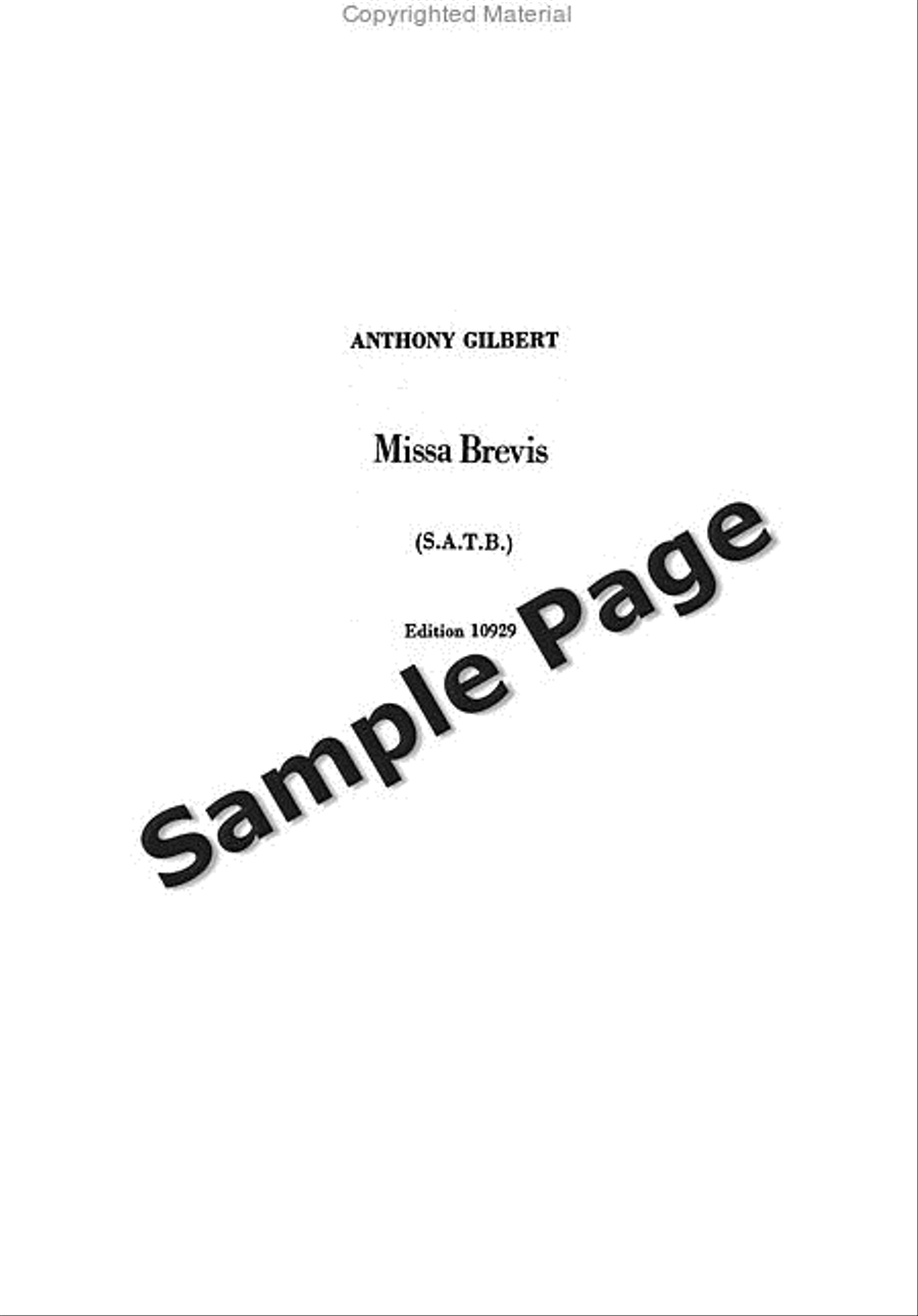 Missa Brevis Op. 4a Missa Brevis Op. 4a SSATB scores gallery preview page 2