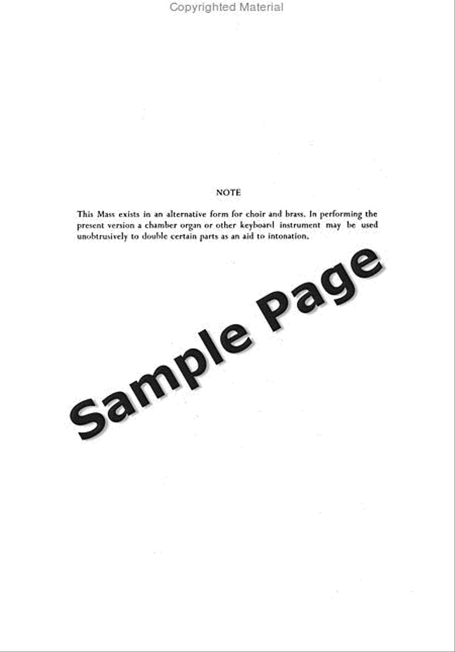 Missa Brevis Op. 4a Missa Brevis Op. 4a SSATB scores gallery preview page 3