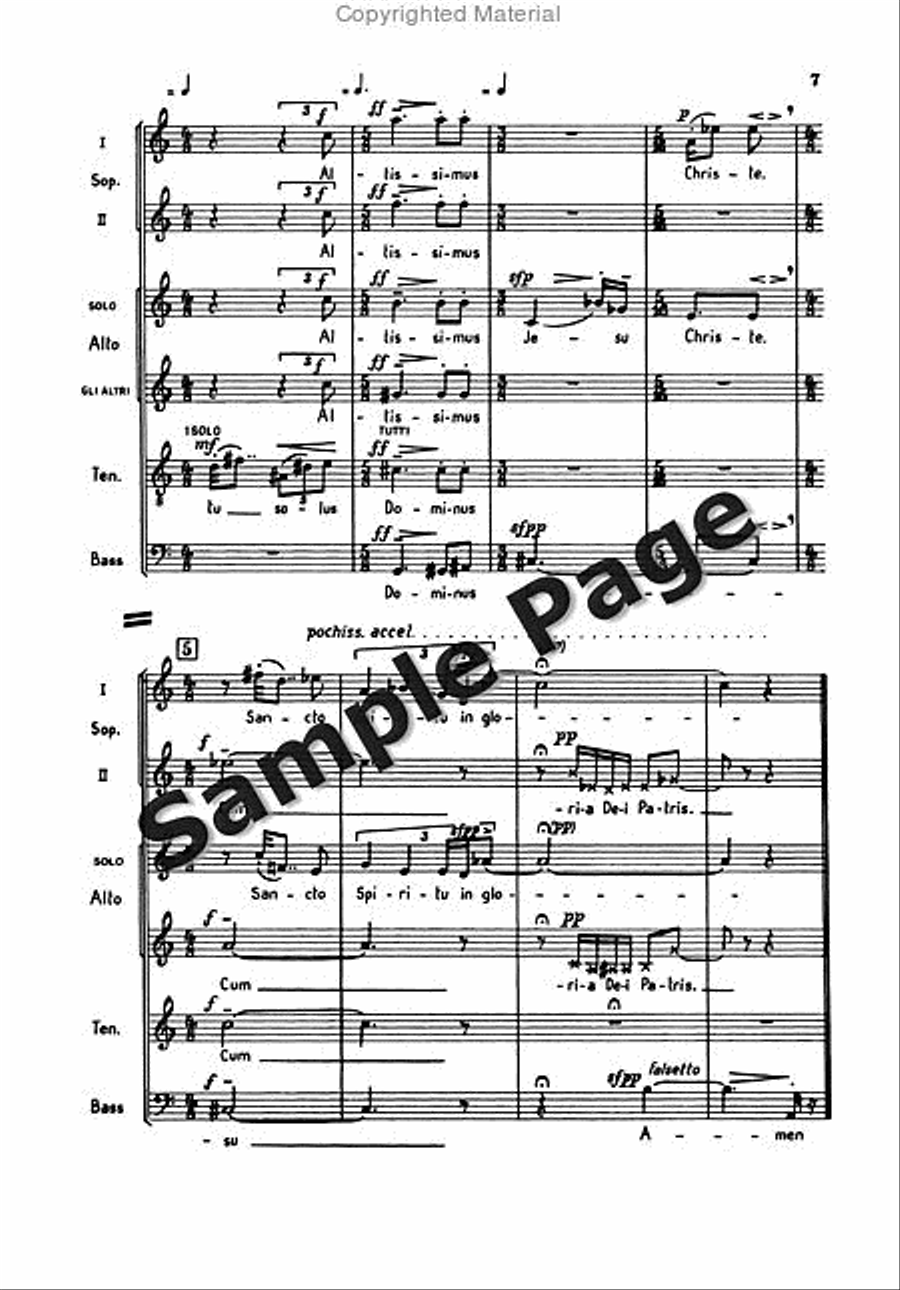 Missa Brevis Op. 4a Missa Brevis Op. 4a SSATB scores gallery preview page 10