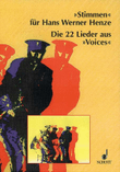 Stimmen Fuer Hasn Werner Henze