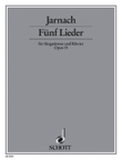 Songs 5 Op. 15 Voice/piano