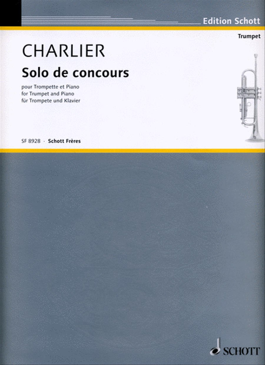 Solo de Concours Solo de Concours Trumpet Solo scores gallery preview page 1