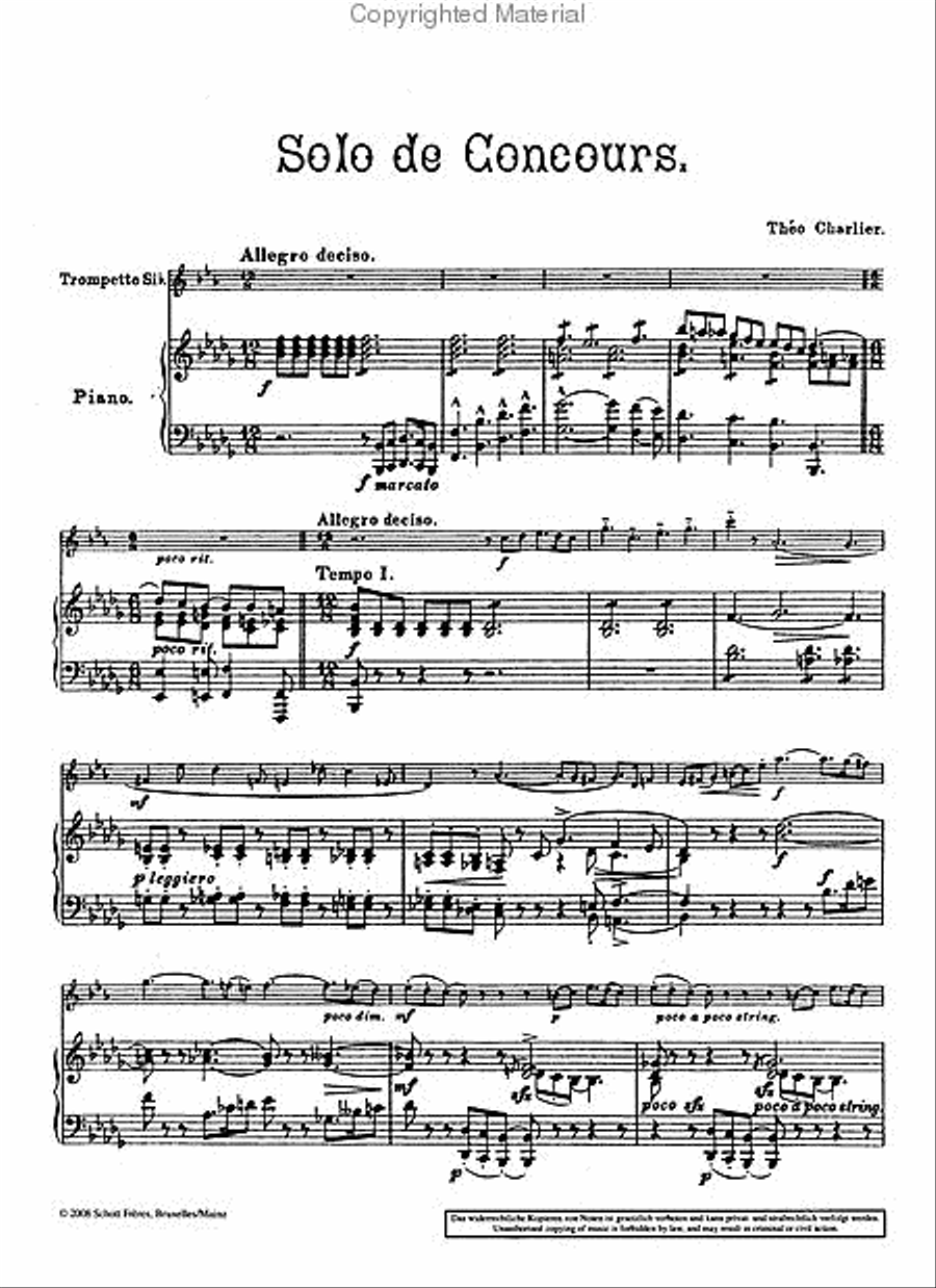 Solo de Concours Solo de Concours Trumpet Solo scores gallery preview page 2