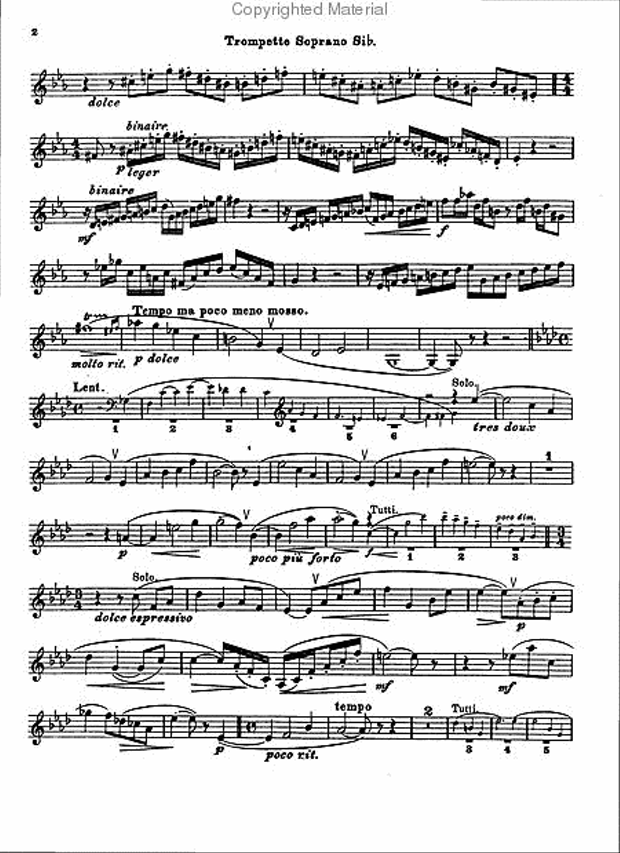 Solo de Concours Solo de Concours Trumpet Solo scores gallery preview page 5